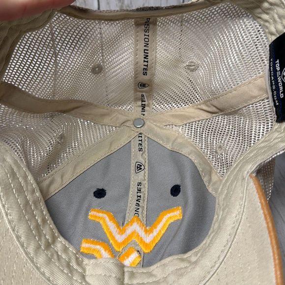 Men's Top of the World Navy West Virginia Mountaineers Offroad Trucker Adjustabl - Picture 8 of 11